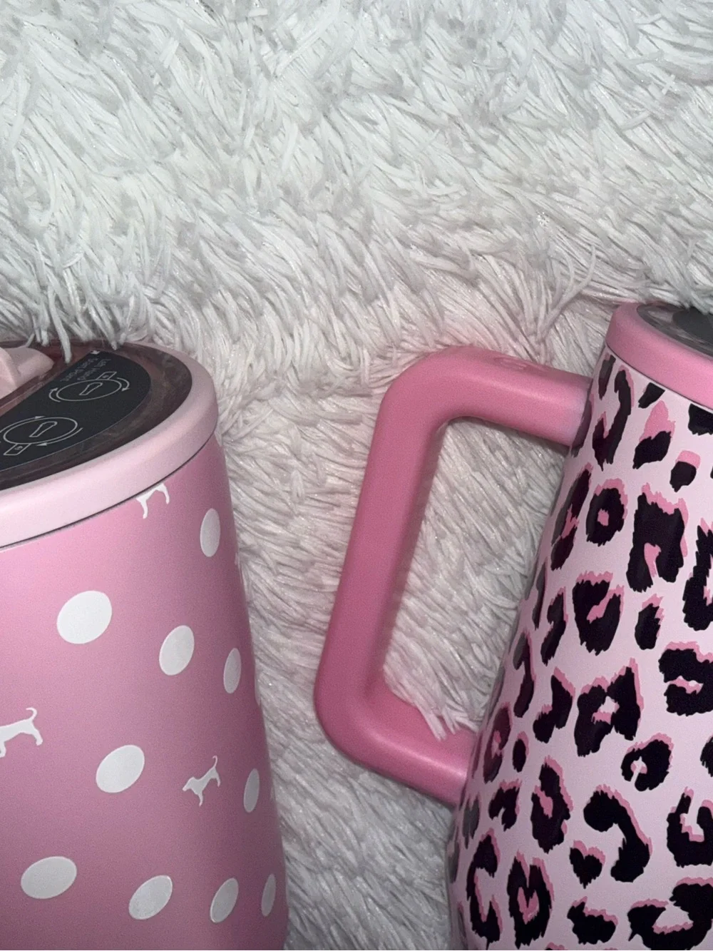 HydroJug Pink Polka Dot & Pink Leopard victoria secret